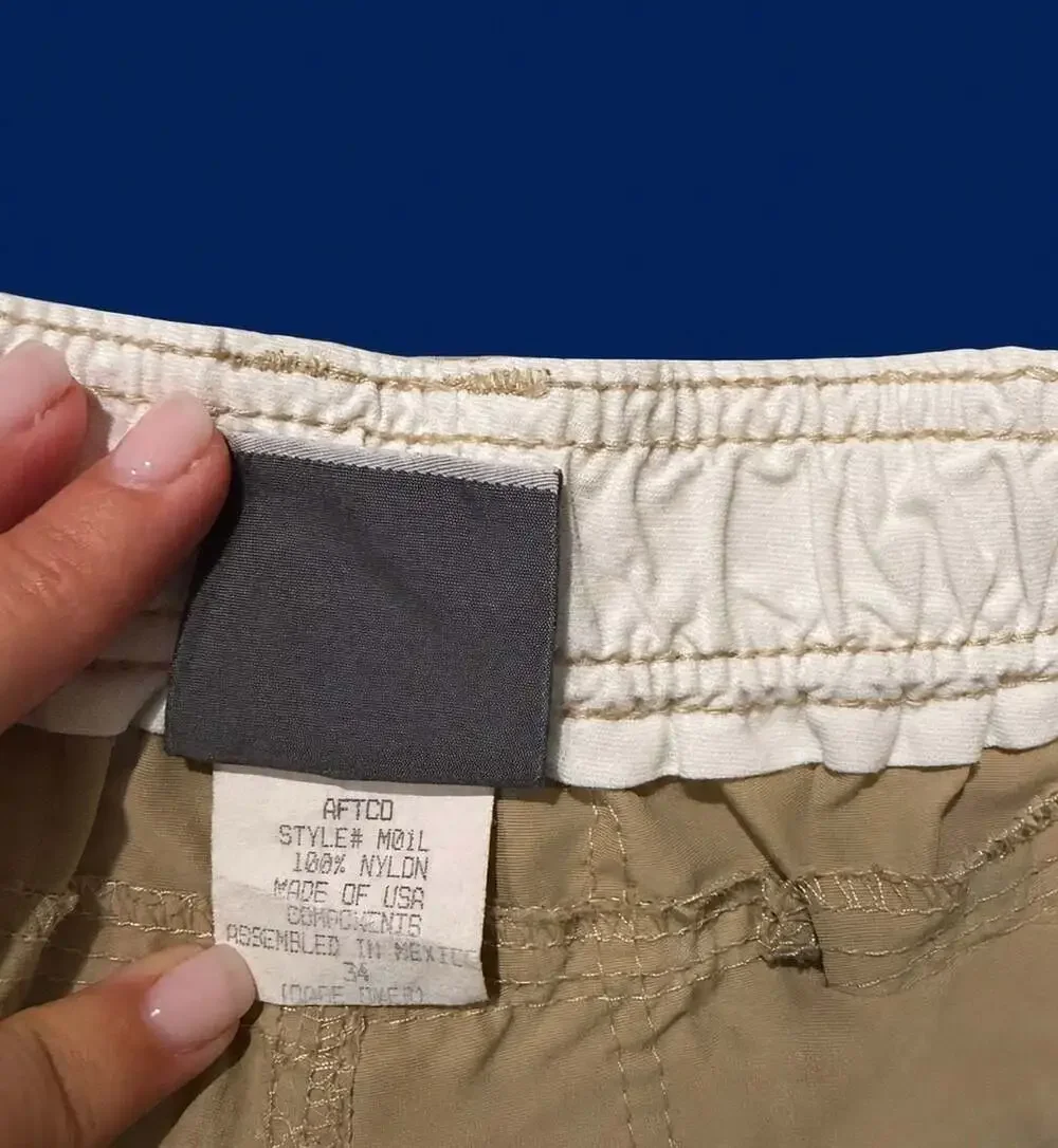AFTCO Bluewater The Original Fishing Khaki Shorts size 34